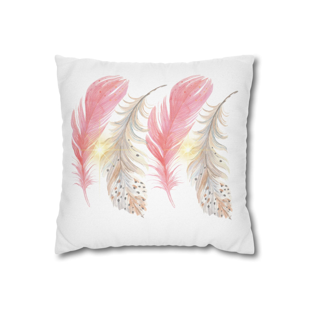 Feather  Square Pillowcase